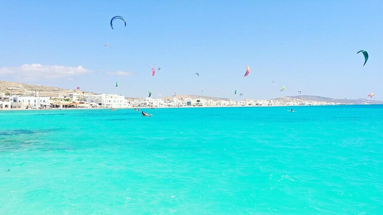 Kitesurf à Paros, Grèce
